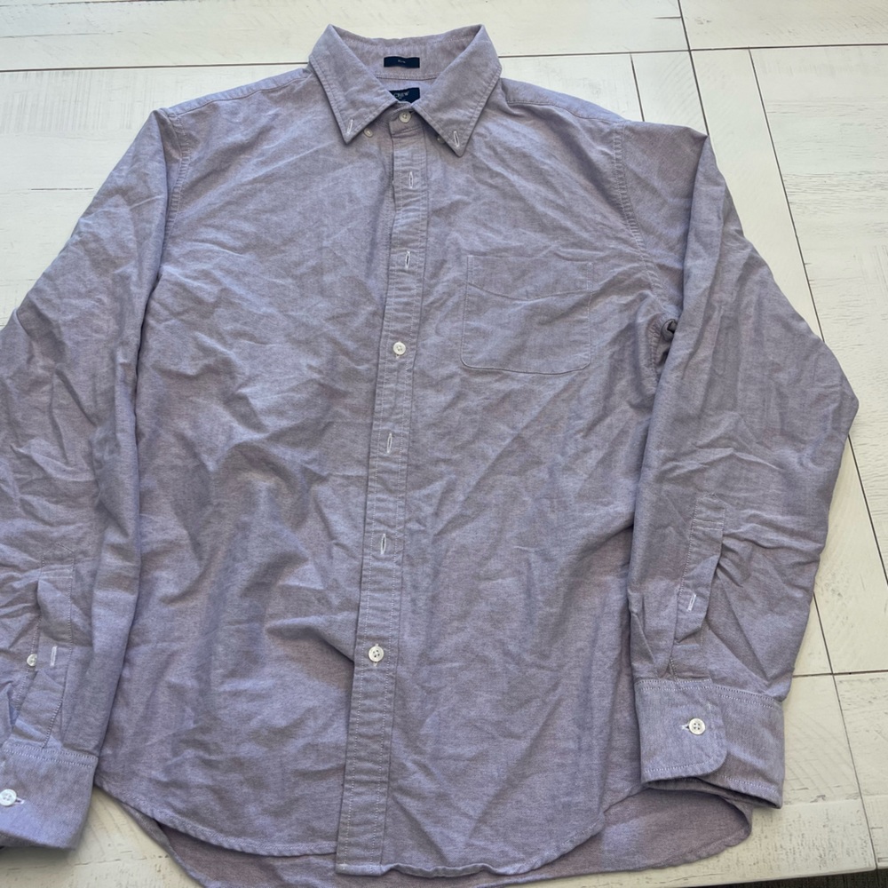 Men’s J Crew Buttondown - Purple - Large